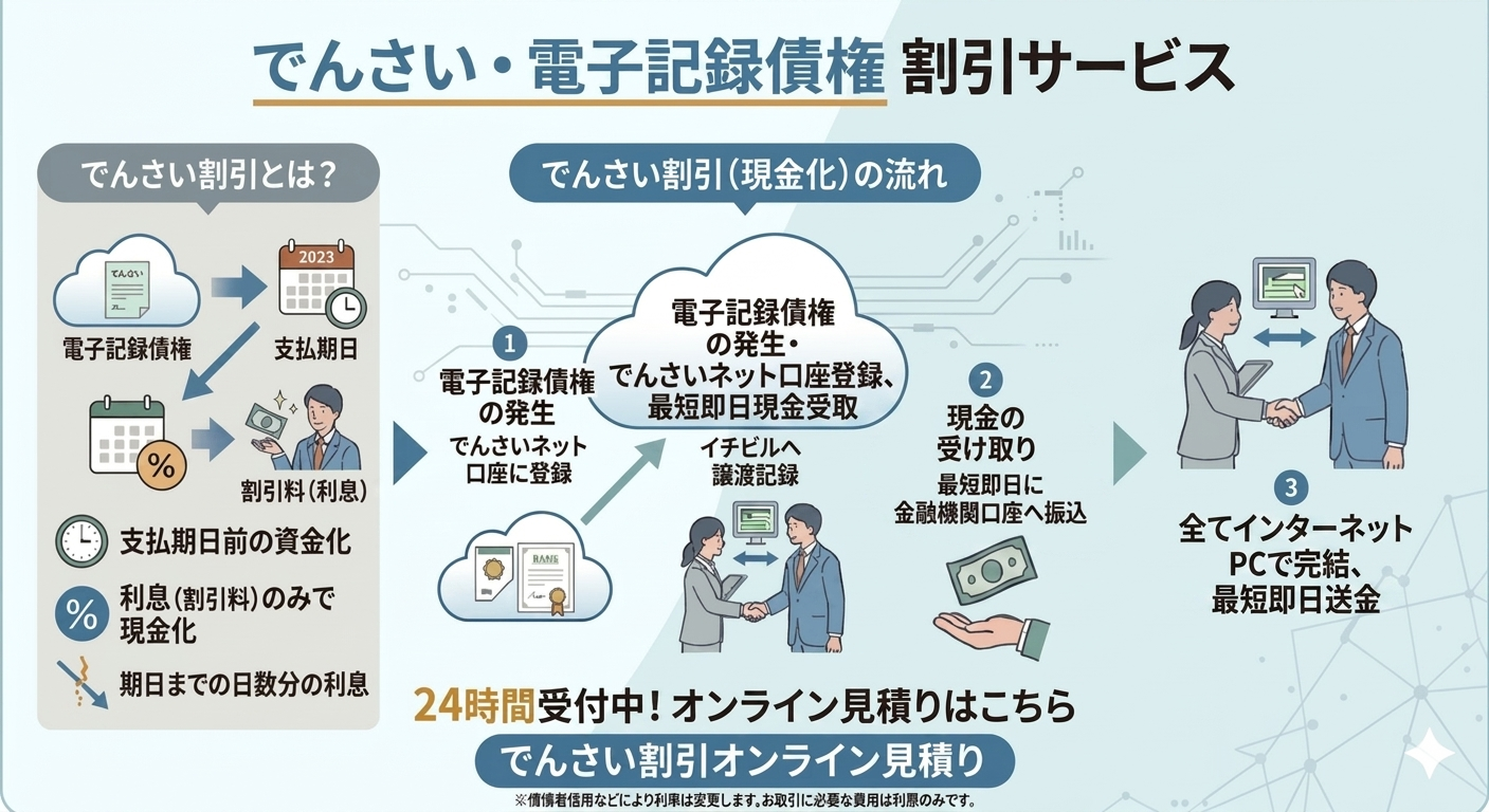 でんさい割引とは